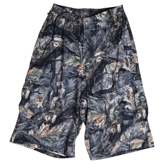 Bape Camo Tree Cargo Shorts Green