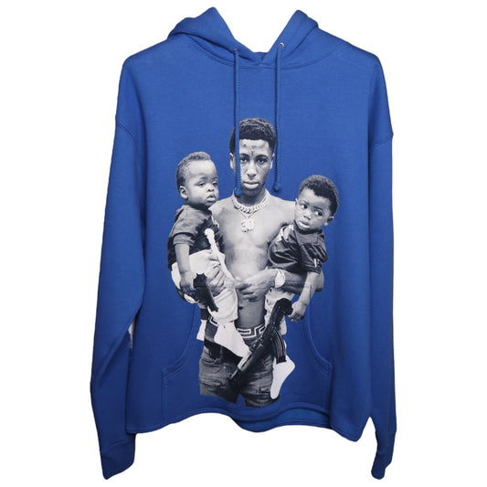 Vlone x NBA Youngboy Blue Hoodie