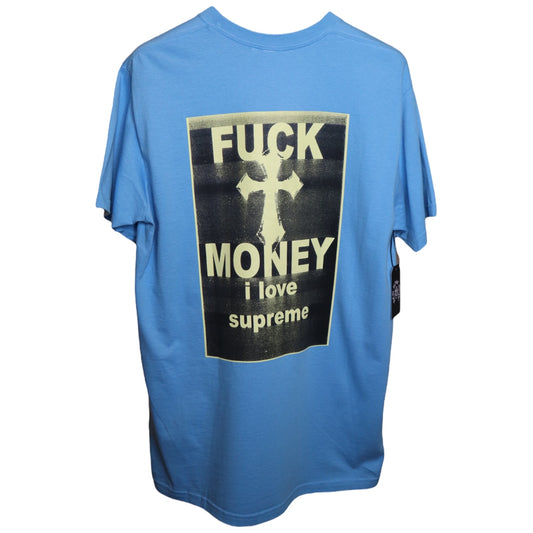 Supreme F* Money Blue Tee