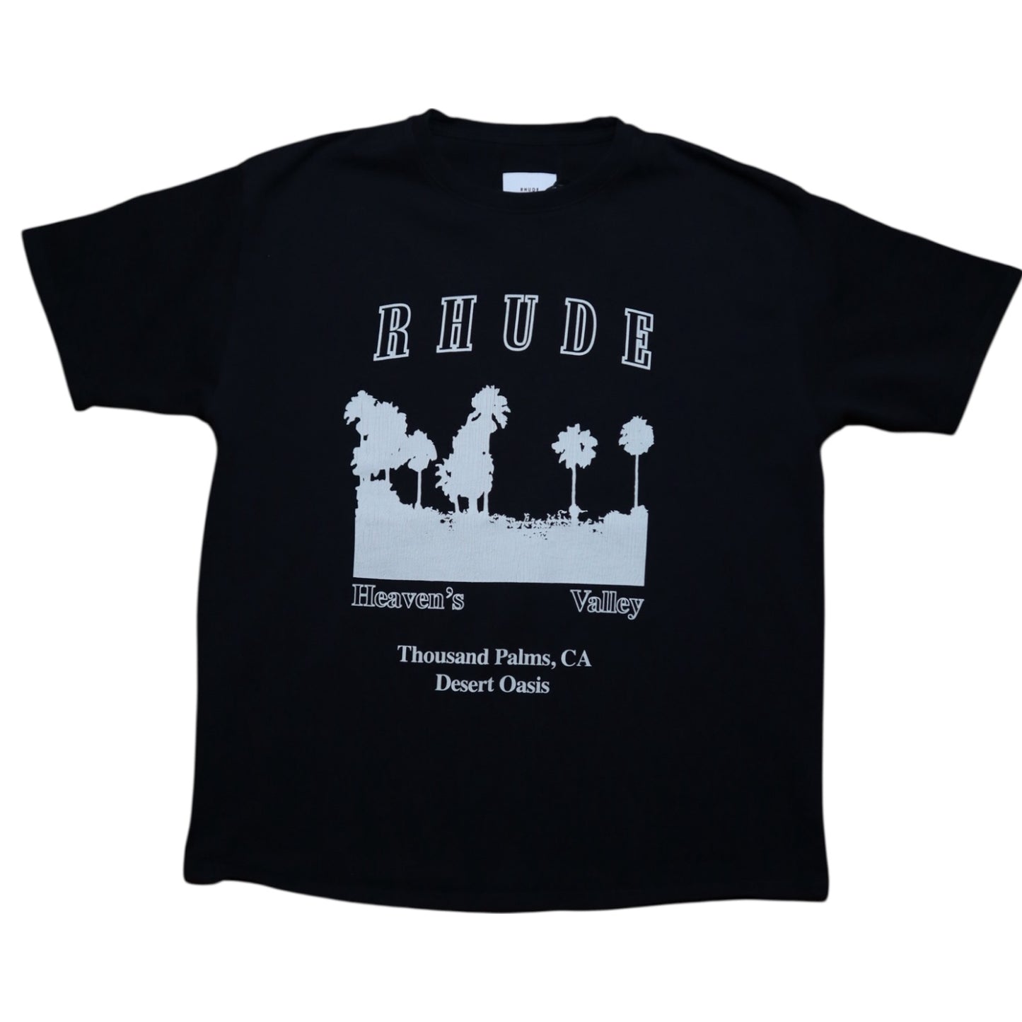 Rhude Thousand Palms Tee Black