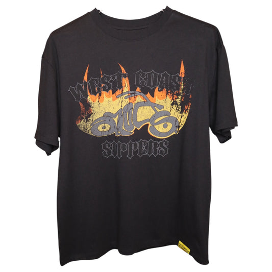 Cough Syrup West Coast Sippers Tee Grey
