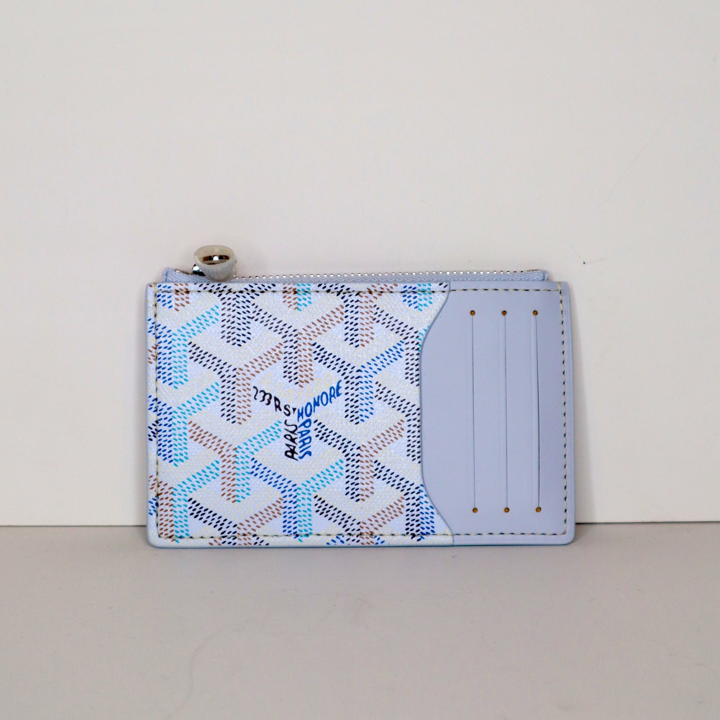 Goyard Bourbon Card Holder Limited Edition Polar Blue