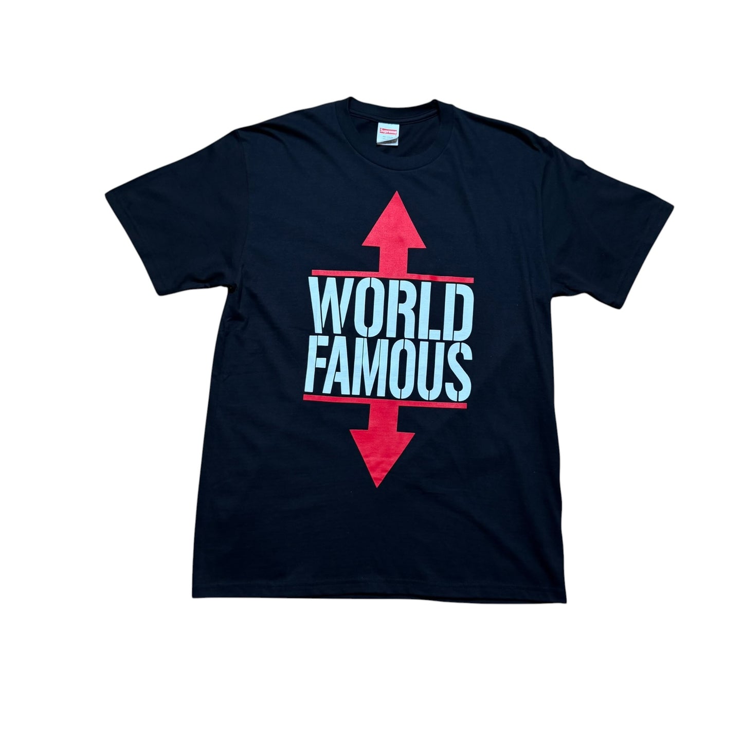 Supreme World Famous Tee Black