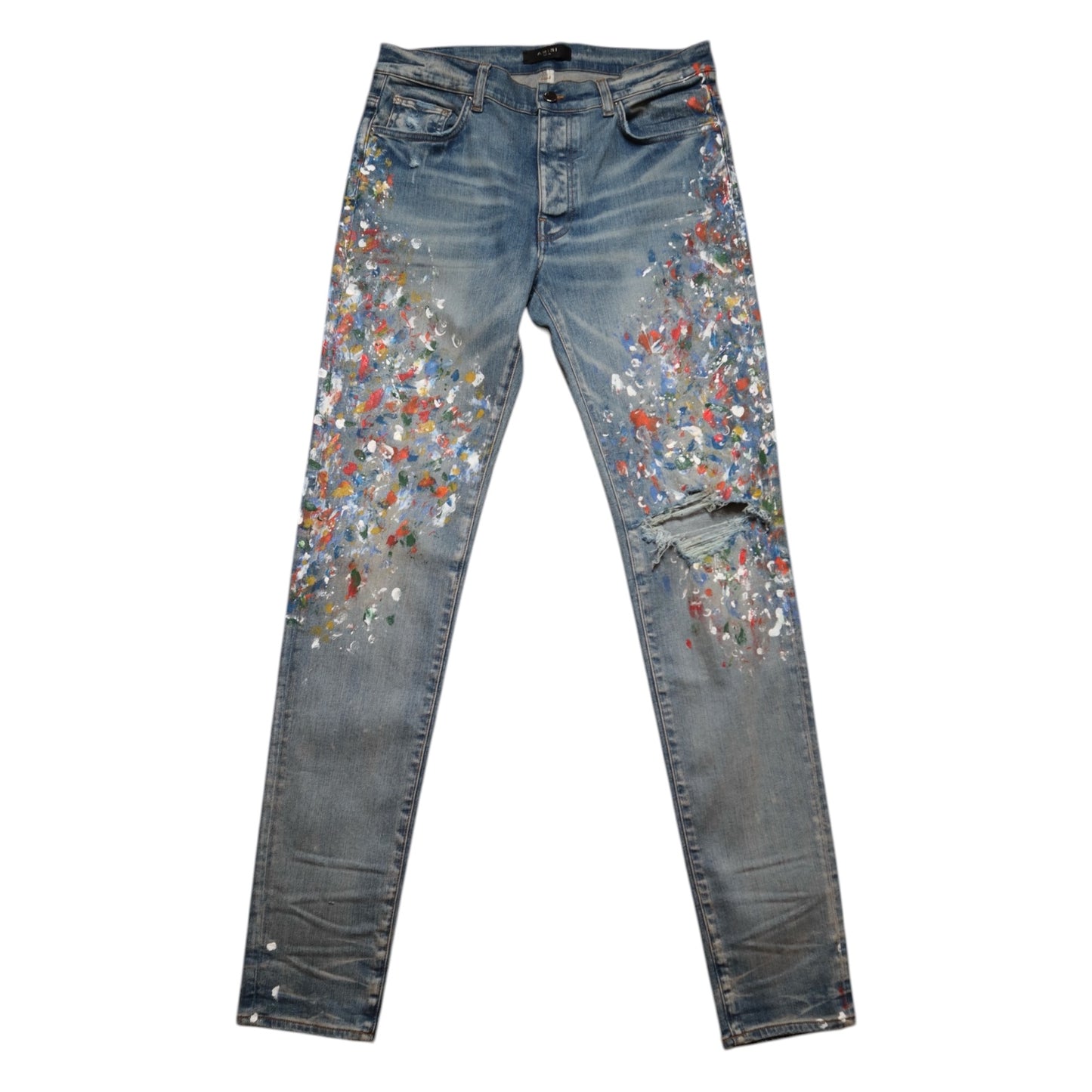 Amiri Blue Painter Jeans
