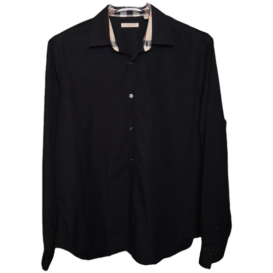 Burberry Black LS Button Up