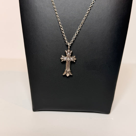 CH .925 Tiny Double Cross Pendant