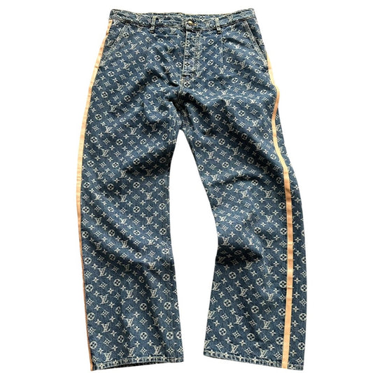 L V Monogram Jeans