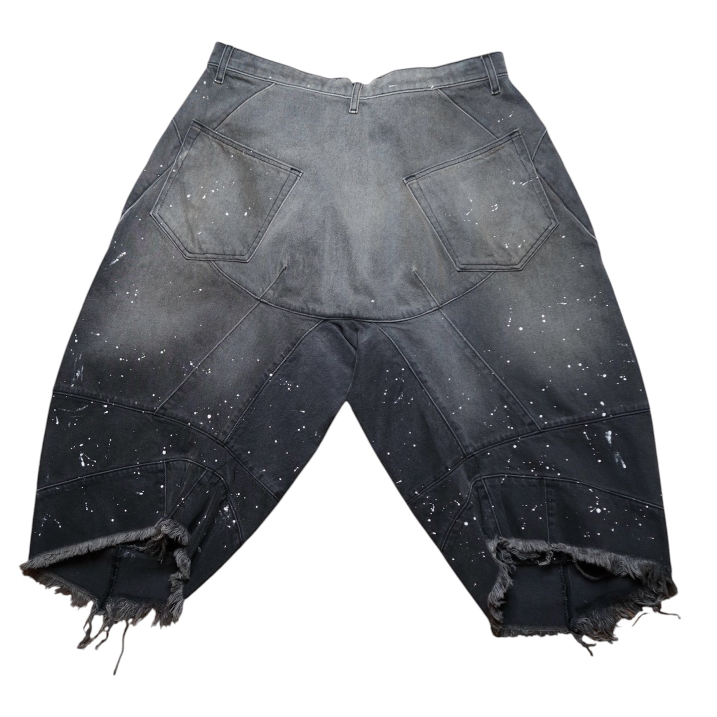 Satoshi Nakamoto Acid Rain Black Shorts