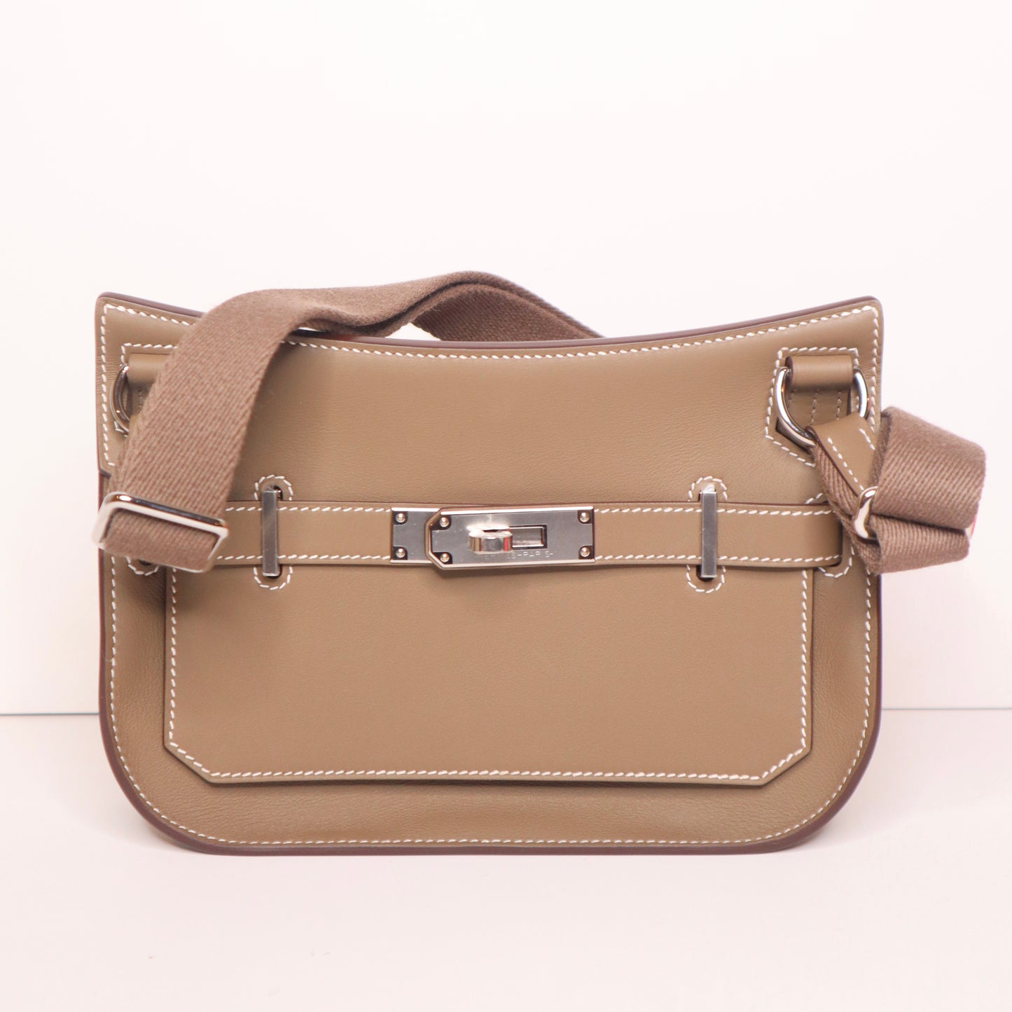 2025 Hermes Gypsiere Etoupe Shoulder Bag