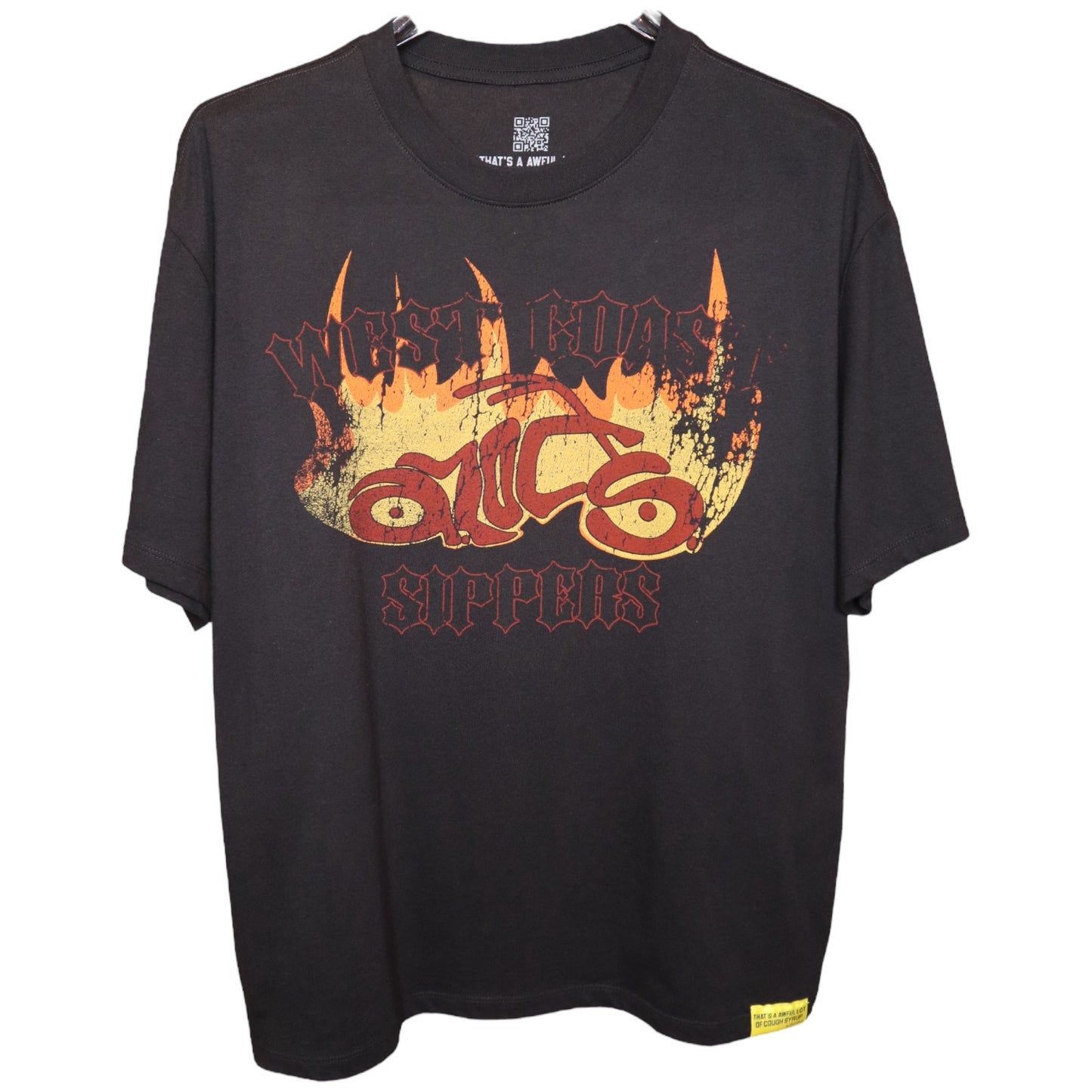 Cough Syrup West Coast Sippers Tee Red