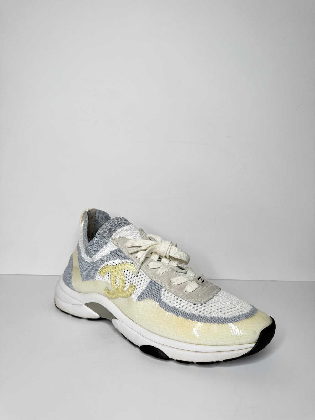 Chanel Mesh Runners White/Silver