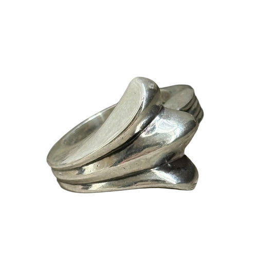 CH .925 720 Half Cross Tail Ring