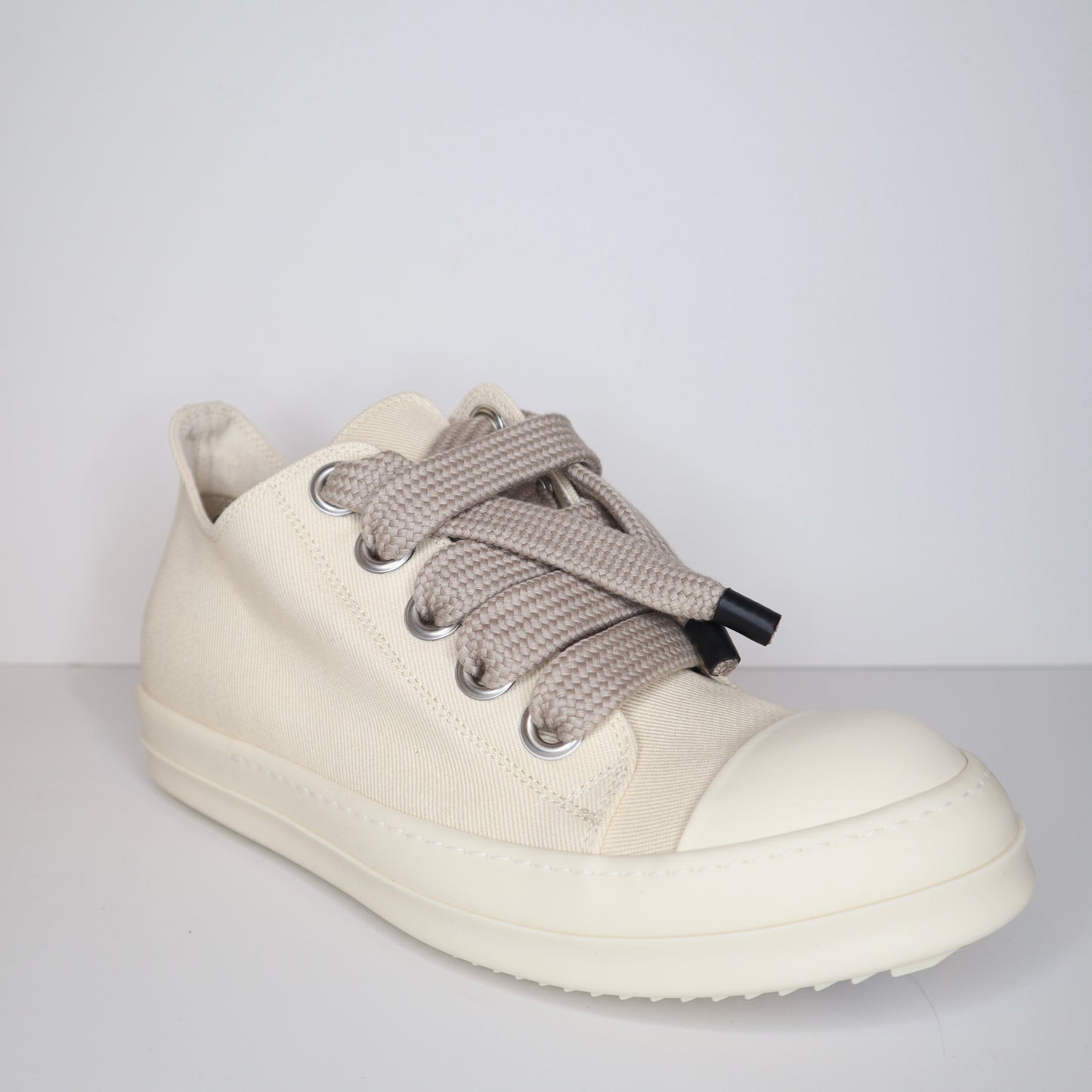 Rick Owens Jumbo Lace Low Sneaker 'Milk/Milk'