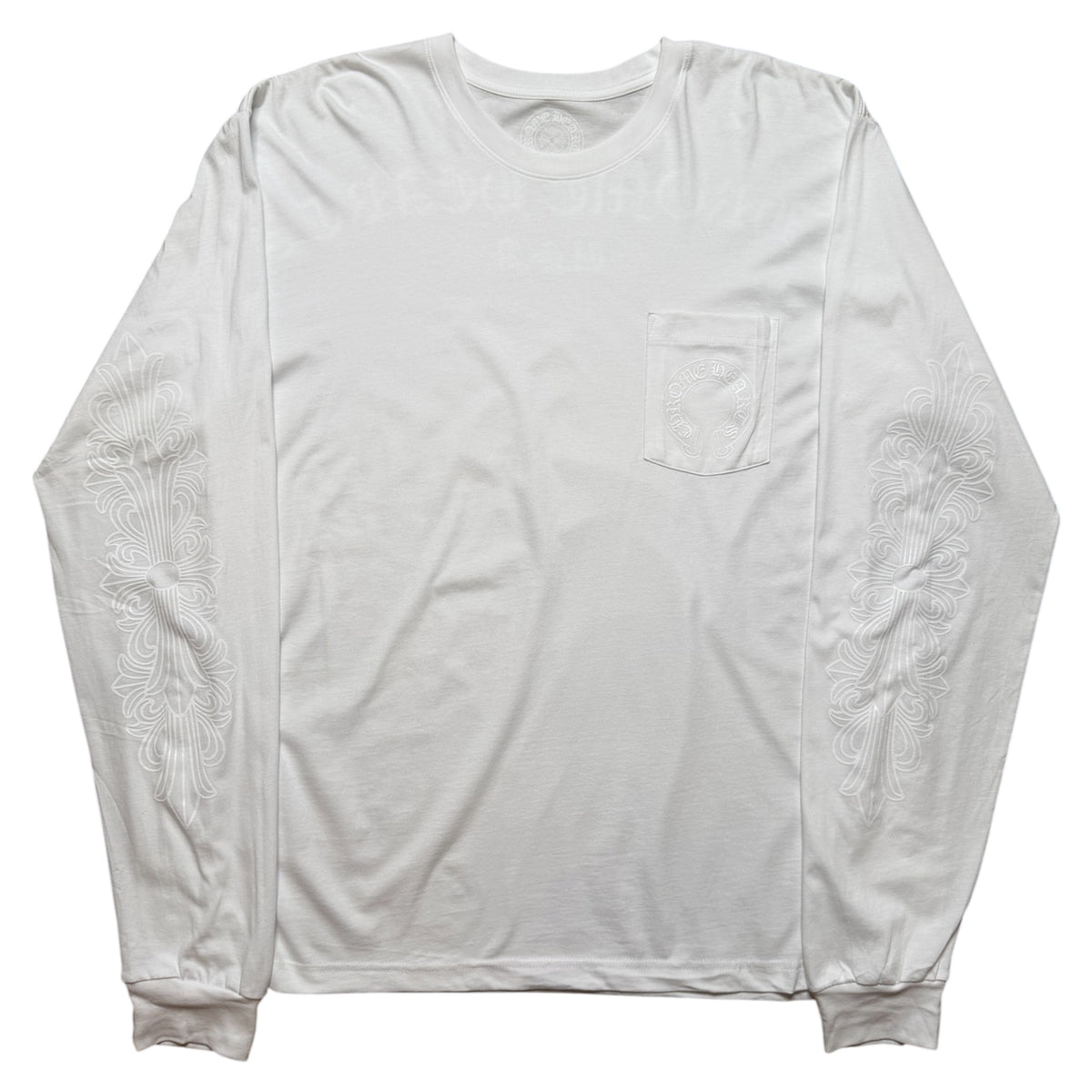 CH Logo Floral White Longsleeve