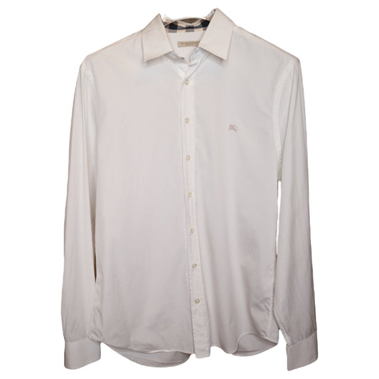 Burberry White LS Button Up