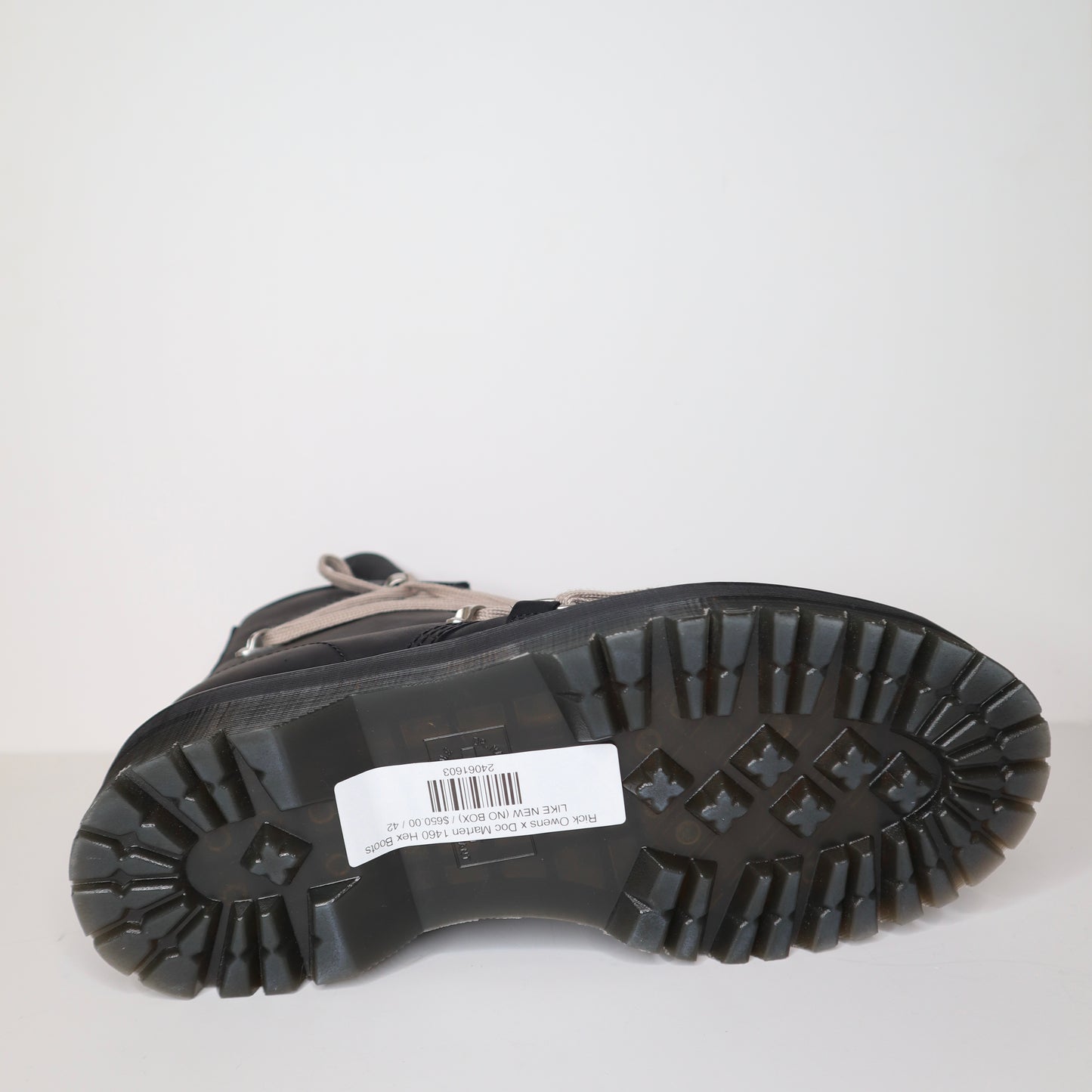 Rick Owens x Doc Marten 1460 Hex Boots
