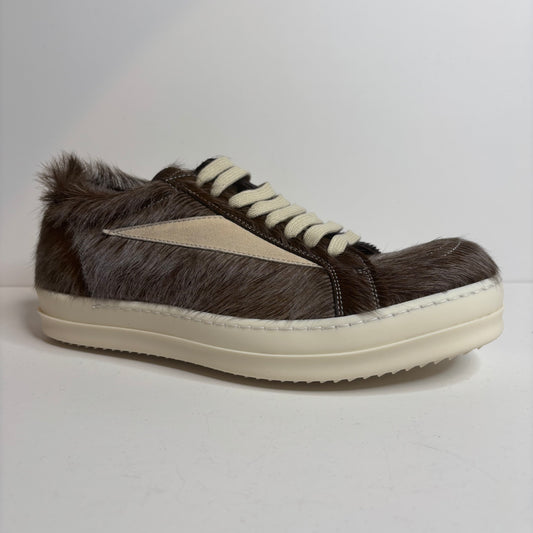 Rick Owens Fur Indigo/Milk Vintage Low Sneaker