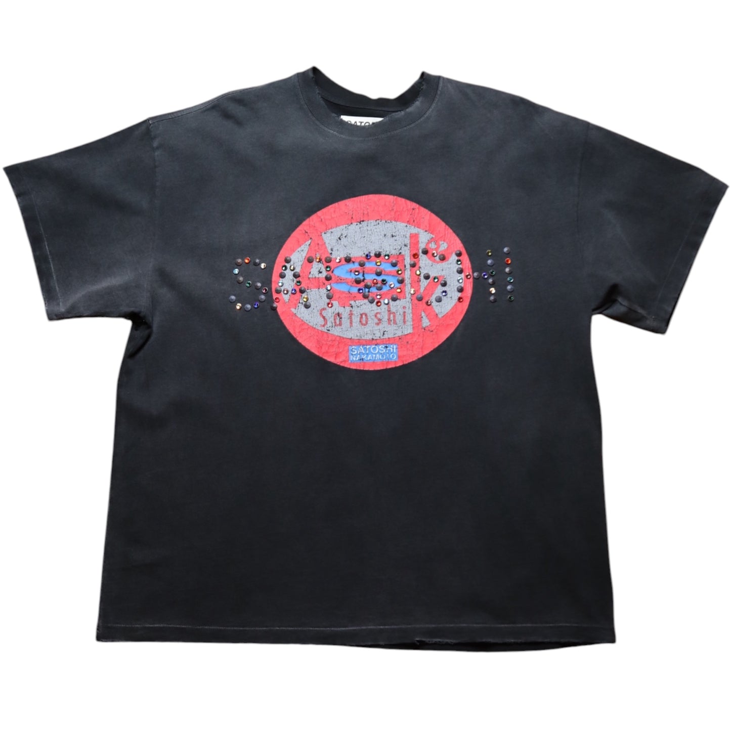 Satoshi Nakamoto 'Ask Satoshi' Tee Washed Black