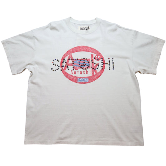 Satoshi Nakamoto 'Ask Satoshi' Tee Washed White