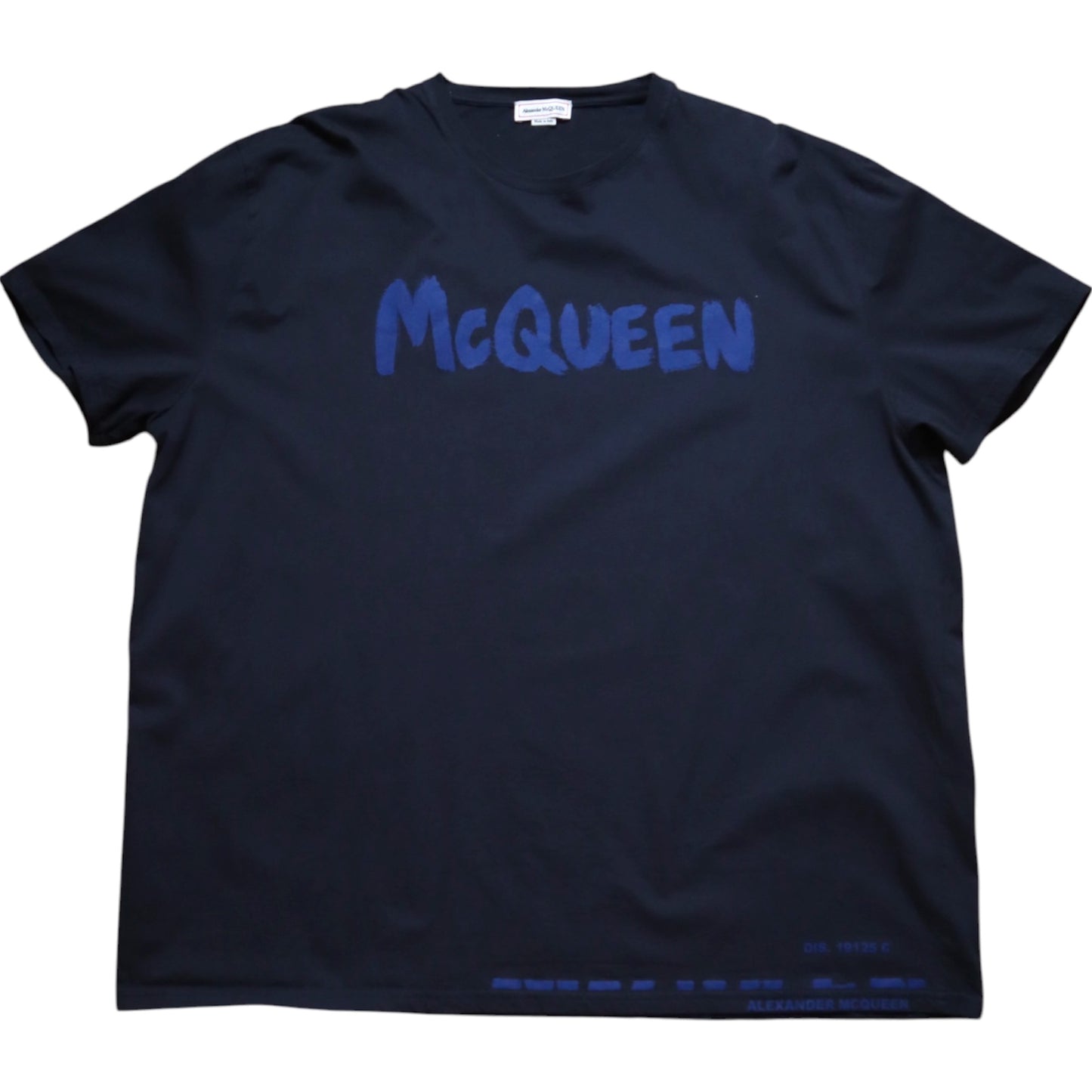 Alexander McQueen Logo Tee Black/Blue