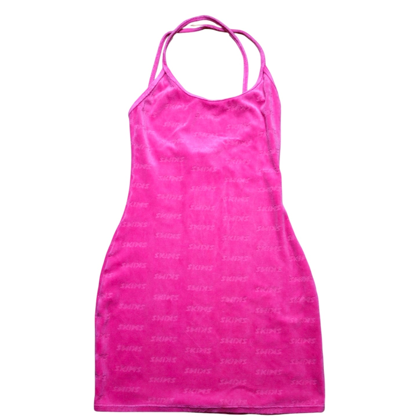Skims Terry Cloth Pink Dress