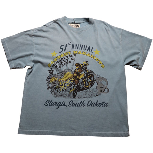 Satoshi Nakamoto Biker Tee