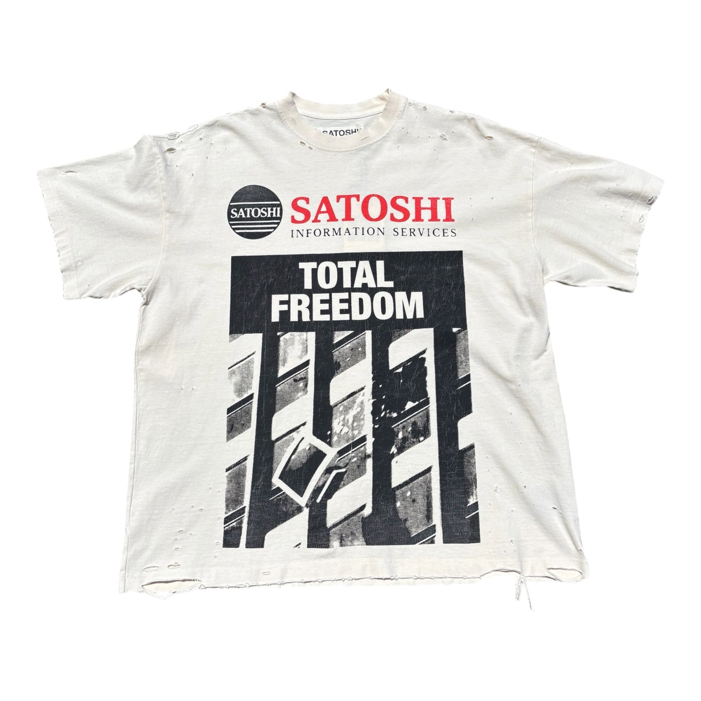 Satoshi Nakamoto Total Freedom Tee Shirt
