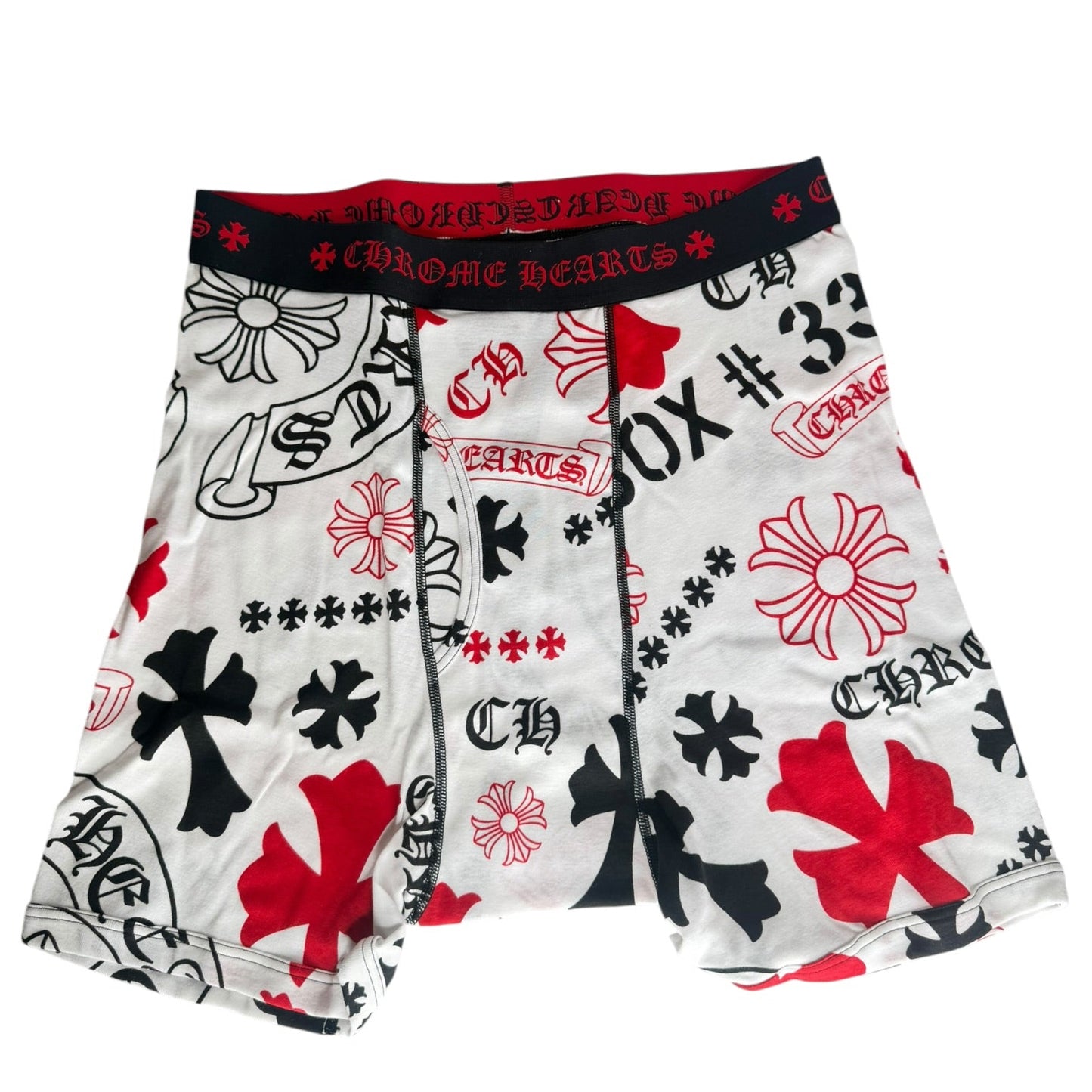 CH Stencil Boxer Briefs White