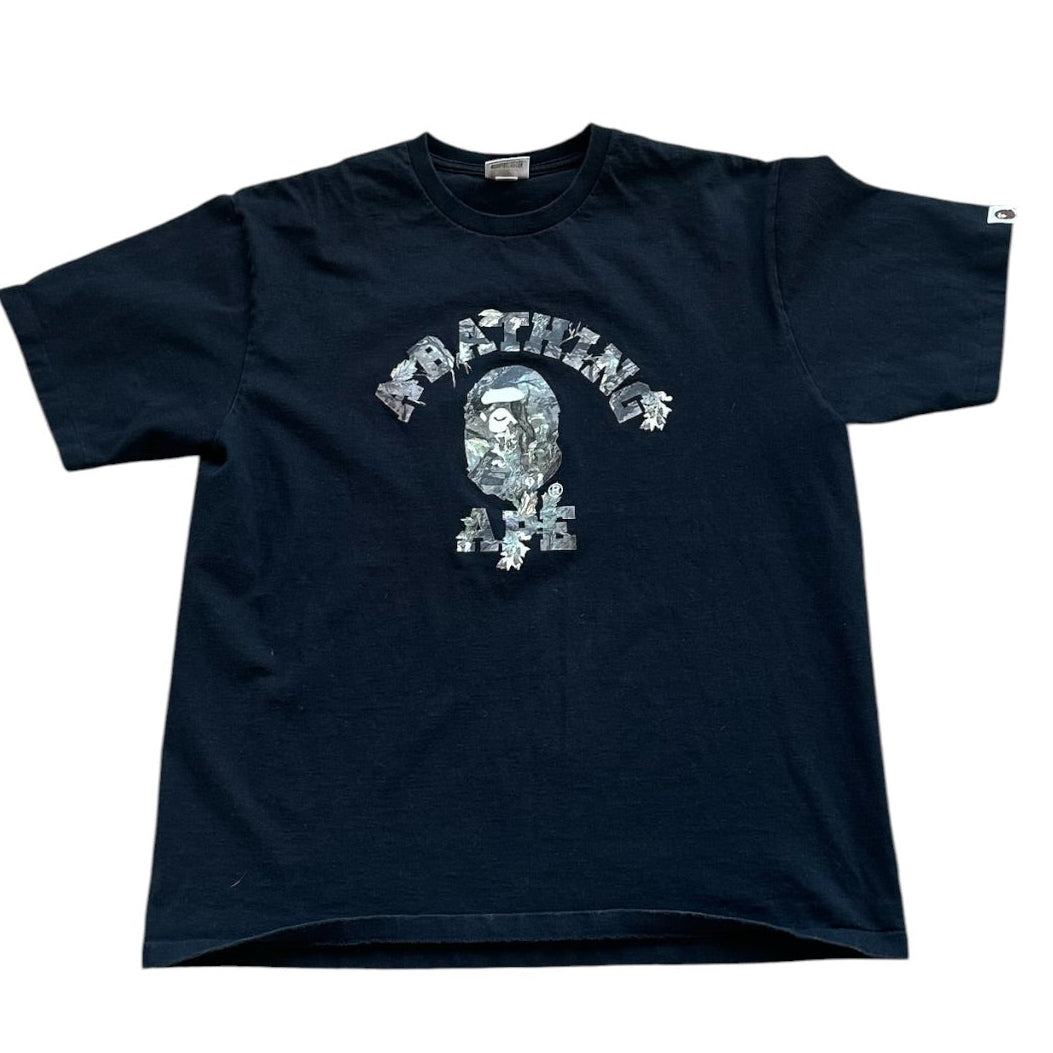 Bape Camo Ape Tee Black