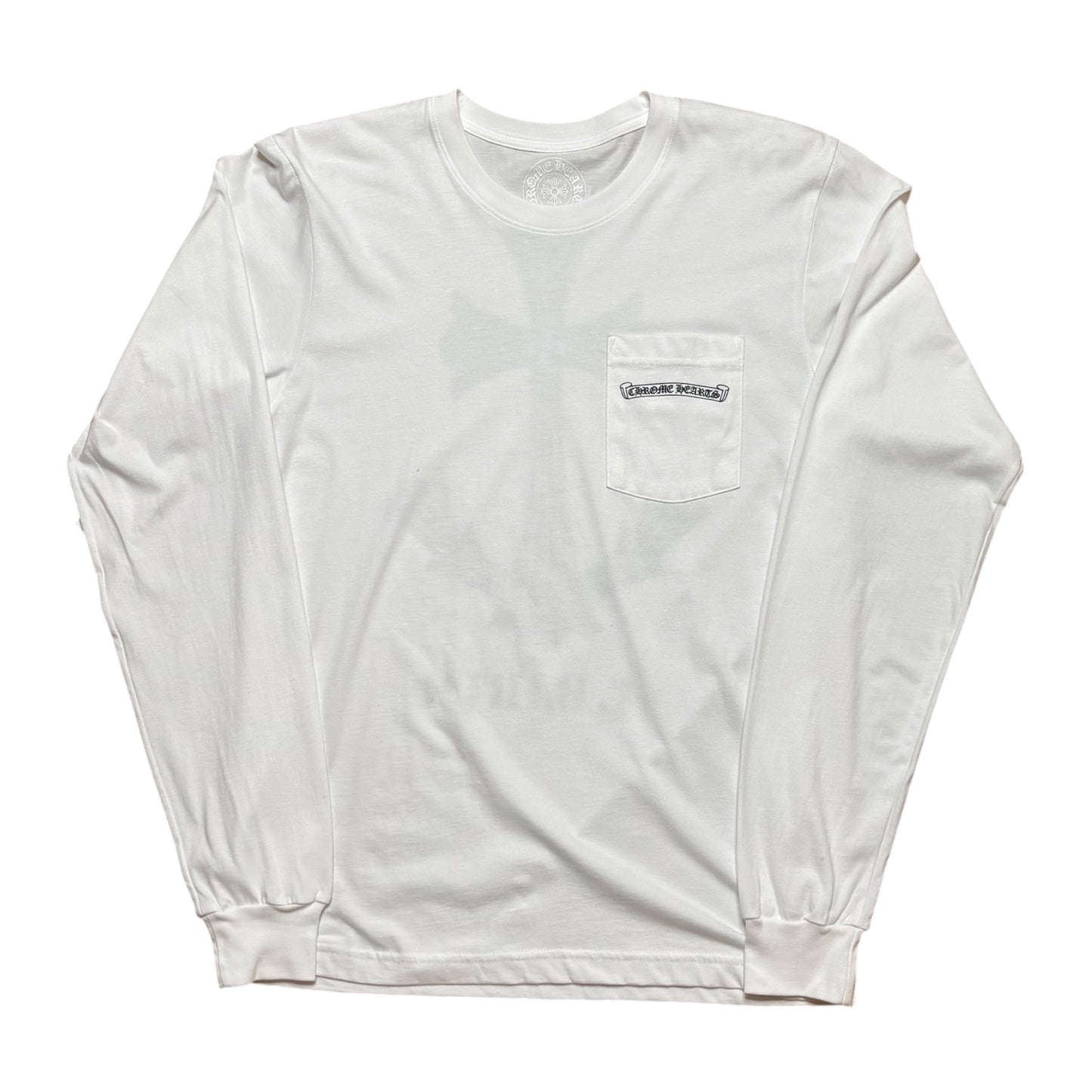 CH St Barths Exclusive Anchor Cross LS Tee White