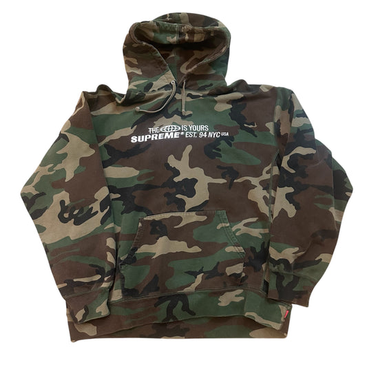Supreme World Is Yours Camo Hoodie