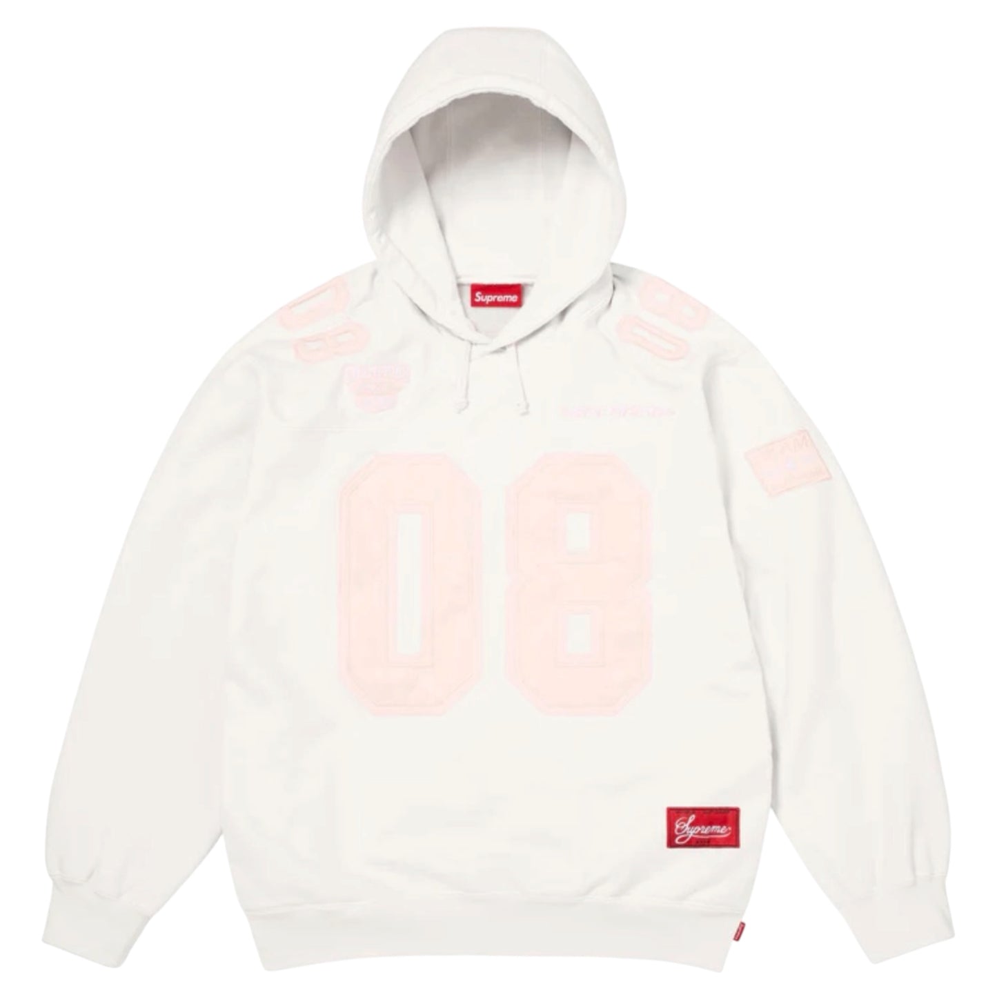 Supreme Championship Hoodie White/Pink