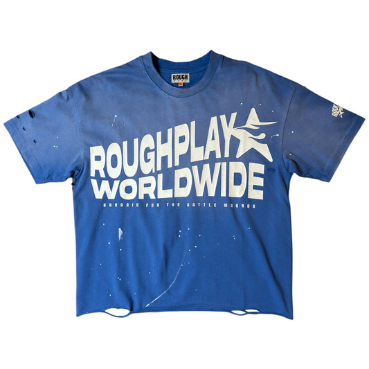 Rough Play Worldwide Tee Vintage Blue
