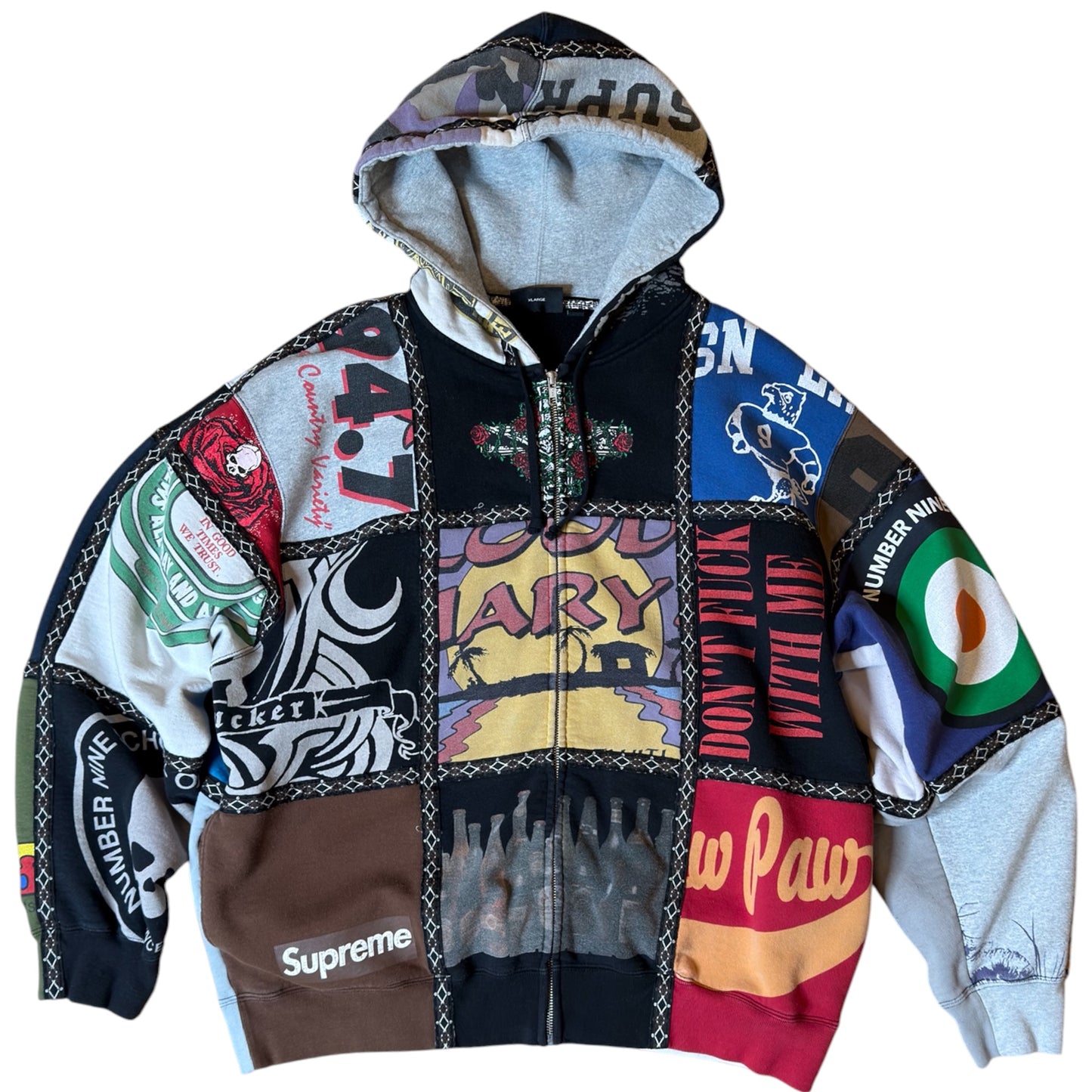 Supreme x Number (N)ine Zip Hoodie