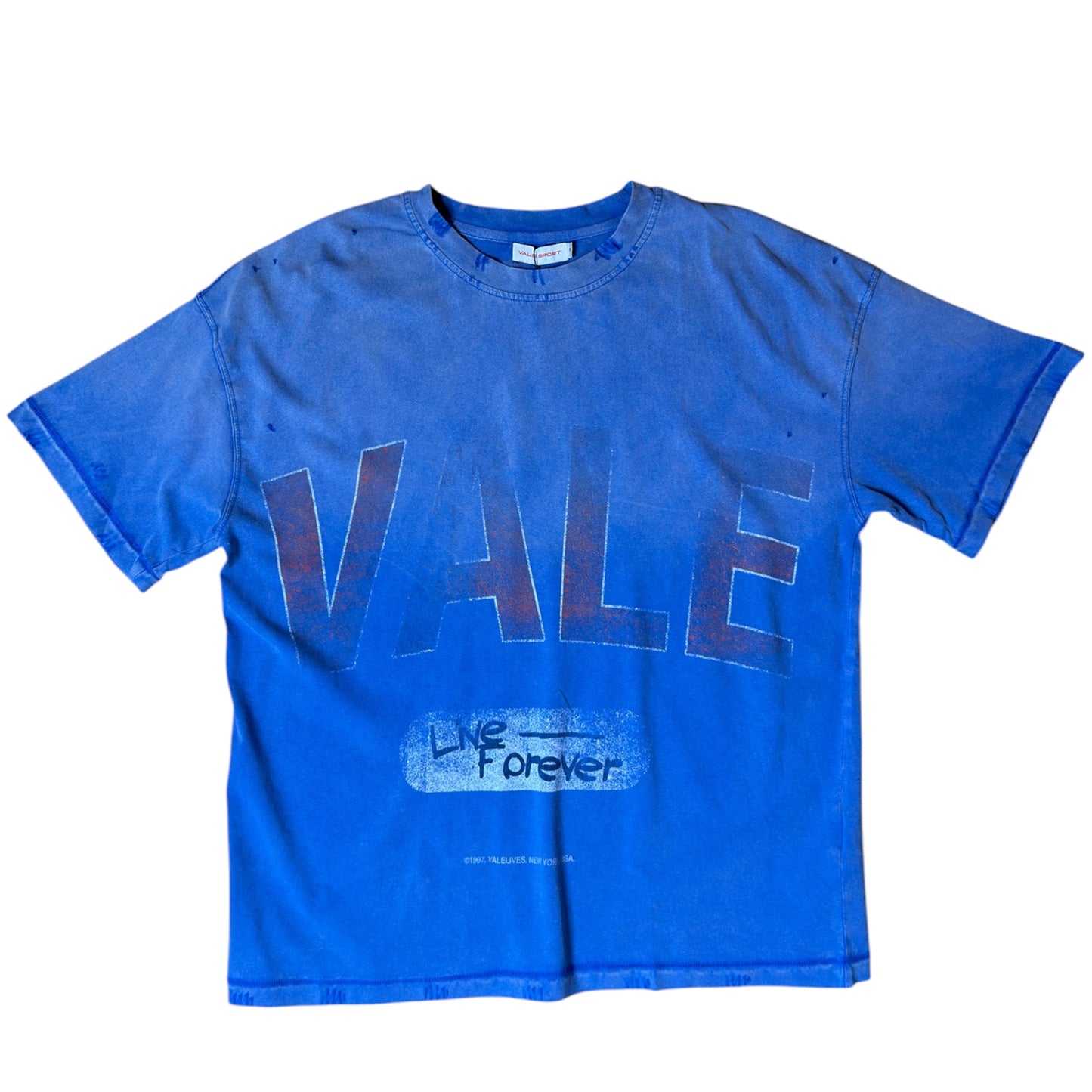Vale Forever Logo Tee Blue
