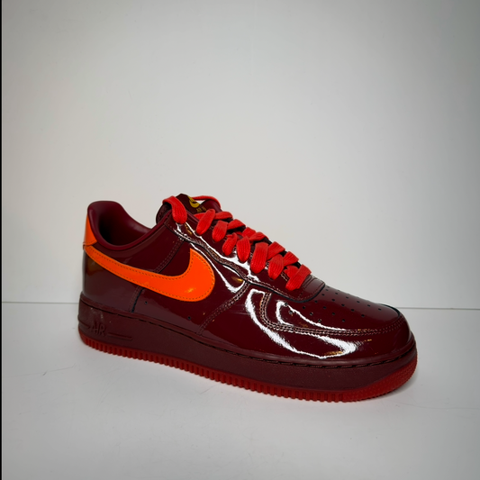 Nike Air Force 1 Patent Team Red Safety Orange