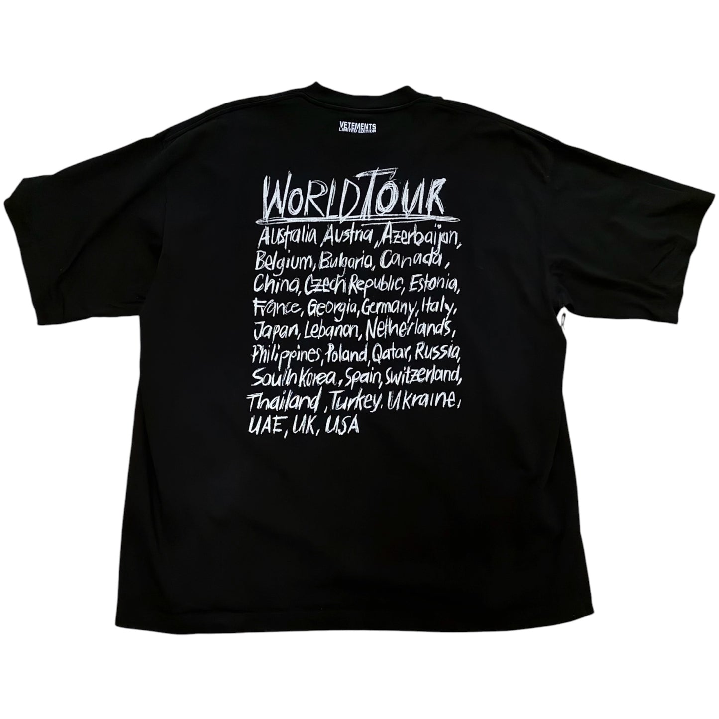 Vetements World Tour Tee