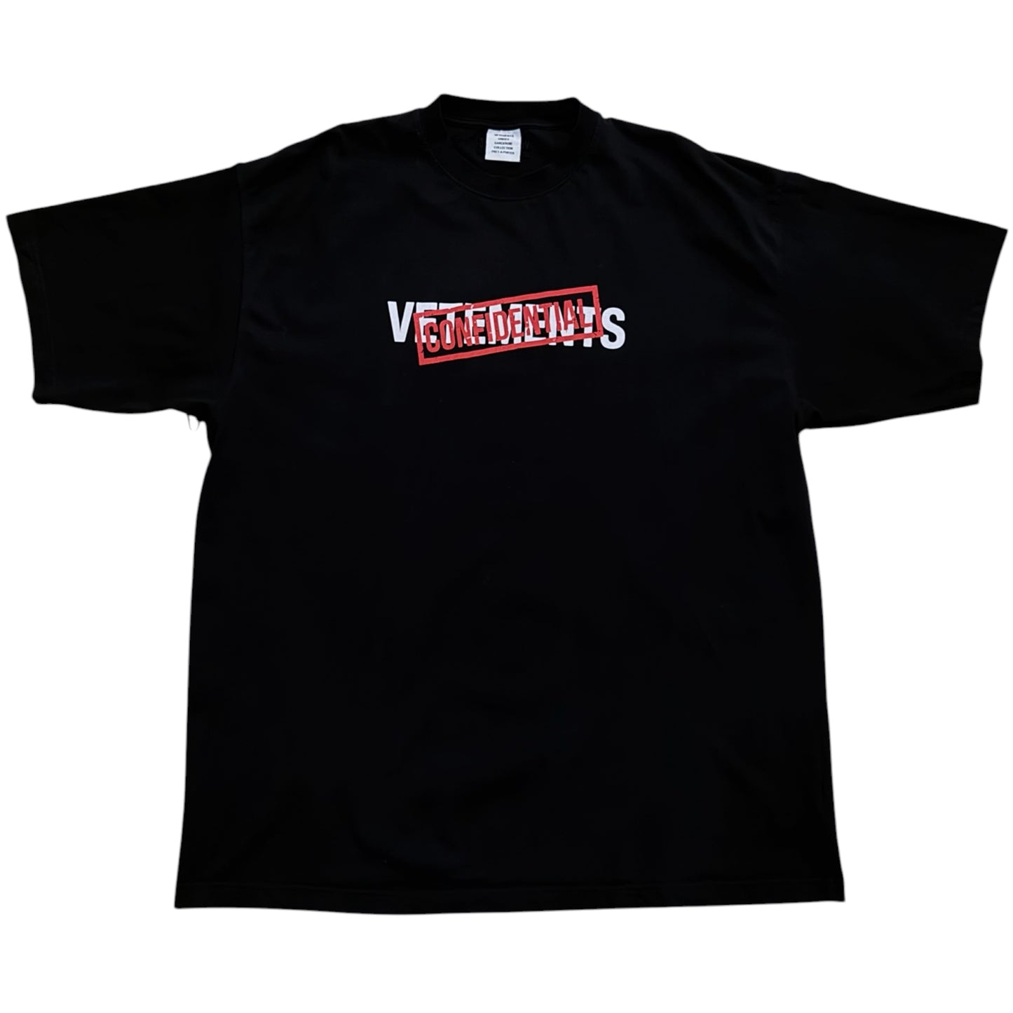 Vetements Confidential Tee