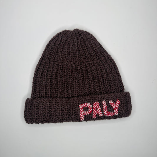 Paly Hand Knitted Brown Beanie